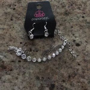 Ladies necklace and earring set.